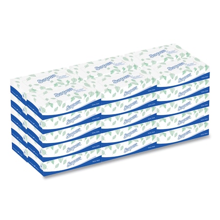 Surpass 2 Ply Facial Tissues, 100 Sheets, 30 PK 21340